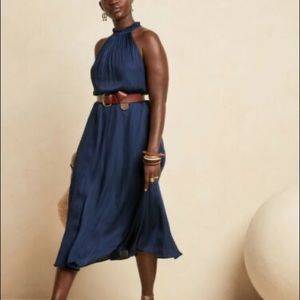 Banana Republic Soft Satin Midi Dress